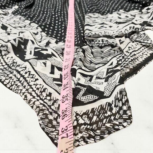 Vintage Avenue Pull-On Maxi Skirt Sz 22/24 Boho Fall Layer Handkerchief Hem NWT - Picture 8 of 8